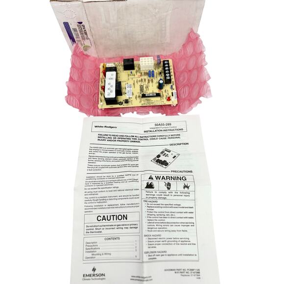 White-Rodgers Integrated Fan Control Board 50A55-289 PCBBF112S - Picture 4 of 6